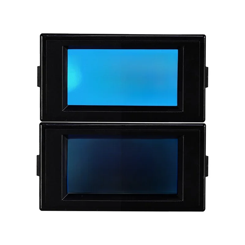 Wyświetlacz LCD zakres woltomierza AC 0-200V 0-600V wyświetlacz panelowy niebieskie podświetlenie napięcie robocze AC lub DC 8-12V D69 — zdjęcie 2