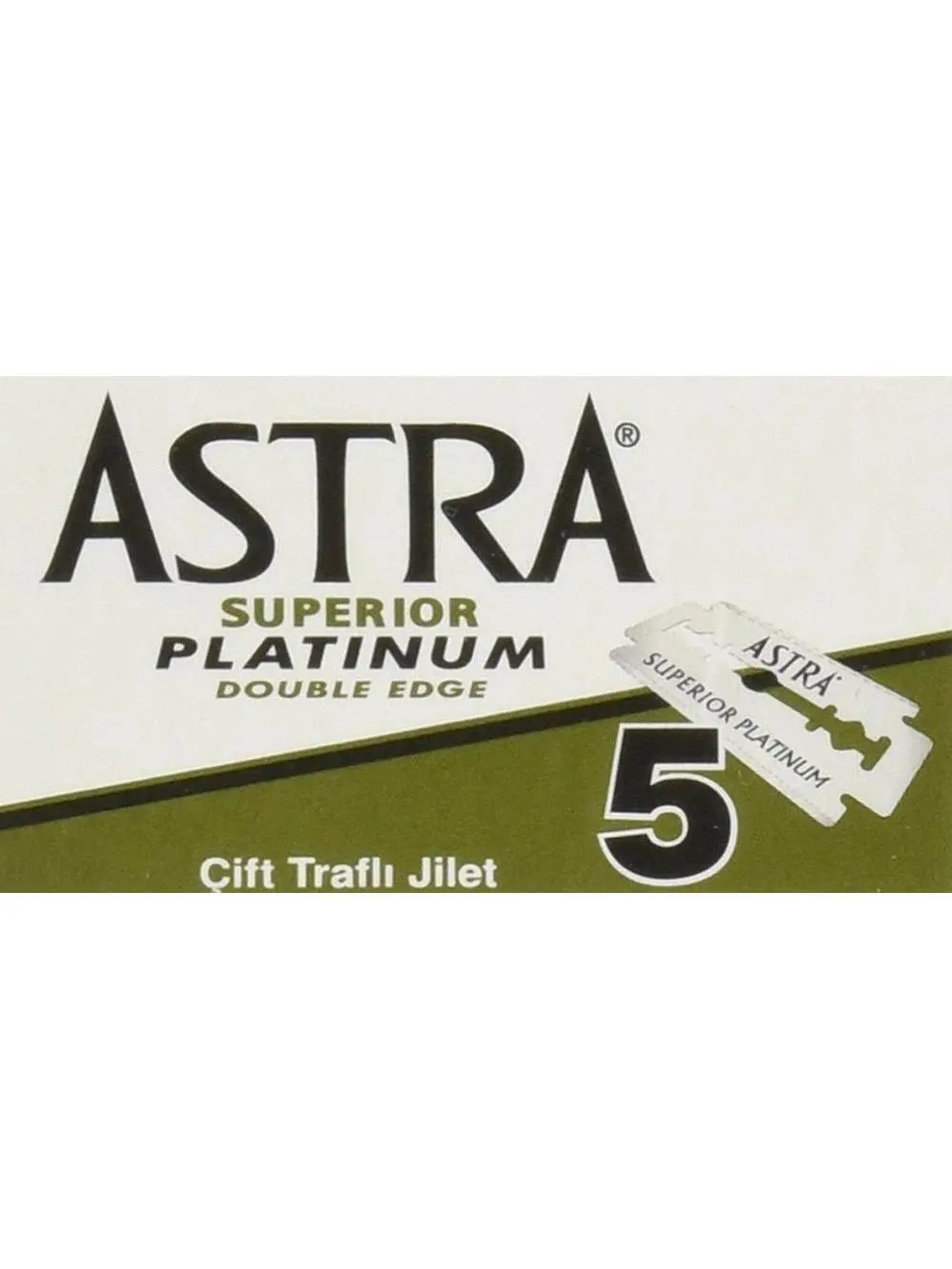 200 piece Astra Superior Platinum Double Edge Safety Razor Blades Shaving Razor Blades 2 x 100.