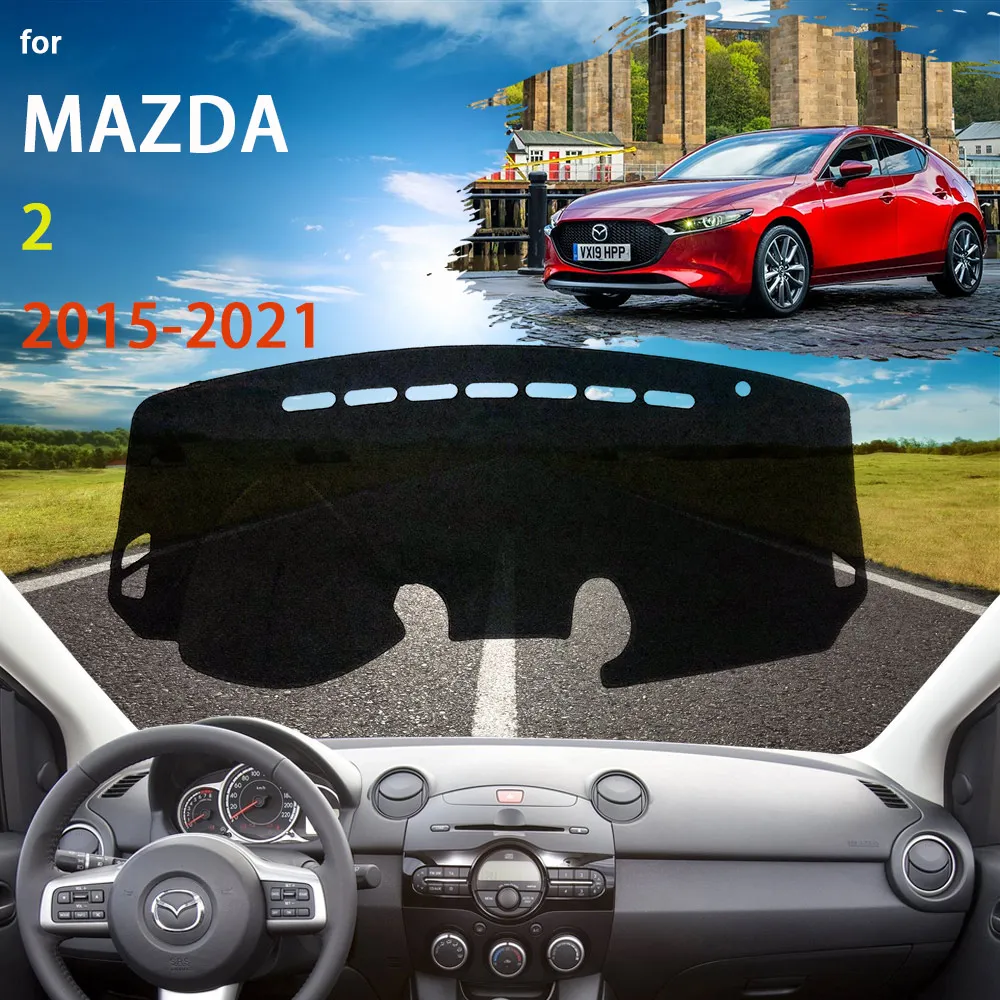 

Dashboard Cover Pad Protective For Mazda 2 Demio Mazda 2 2015 2016 2017 2018 2019 2020 2021 Car Accessories Dash Board Carpet