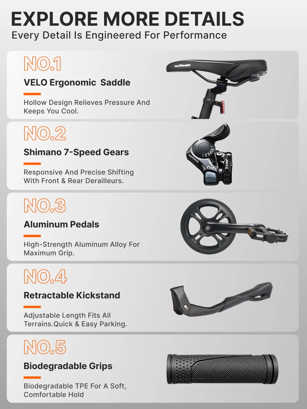 HX Q5 Erwachsenen-E-Bikes Elektrofahrrad 48V20AH E-Bikes Elektrisches Dirt Bike Elektrofahrrad 85N.M Mountain E-Bike 27,5'*2,25' Offroad-Reifen – Detail 8