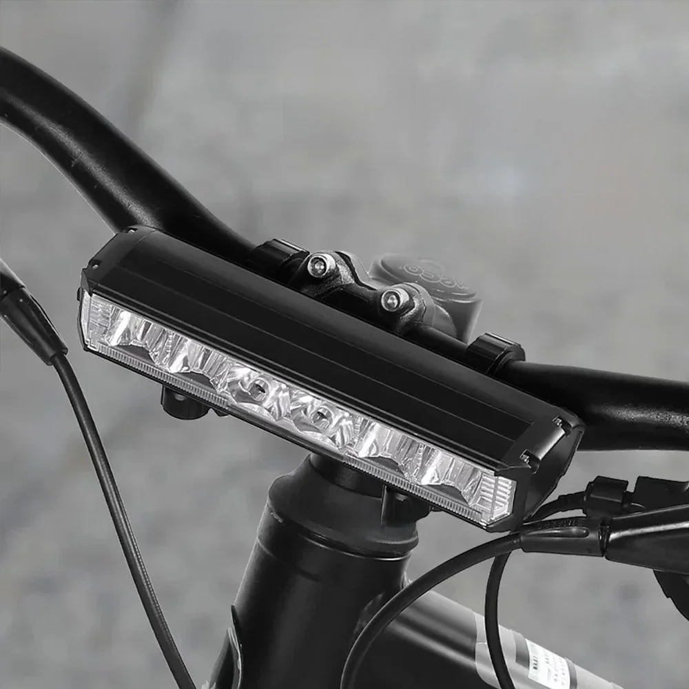 AliExpress Bright 6 LED Bicycle Headlight Rechargeable Front Light Road Bike Handlebar Flashlight Outdoor Night Riding Cycling Safety Lamp