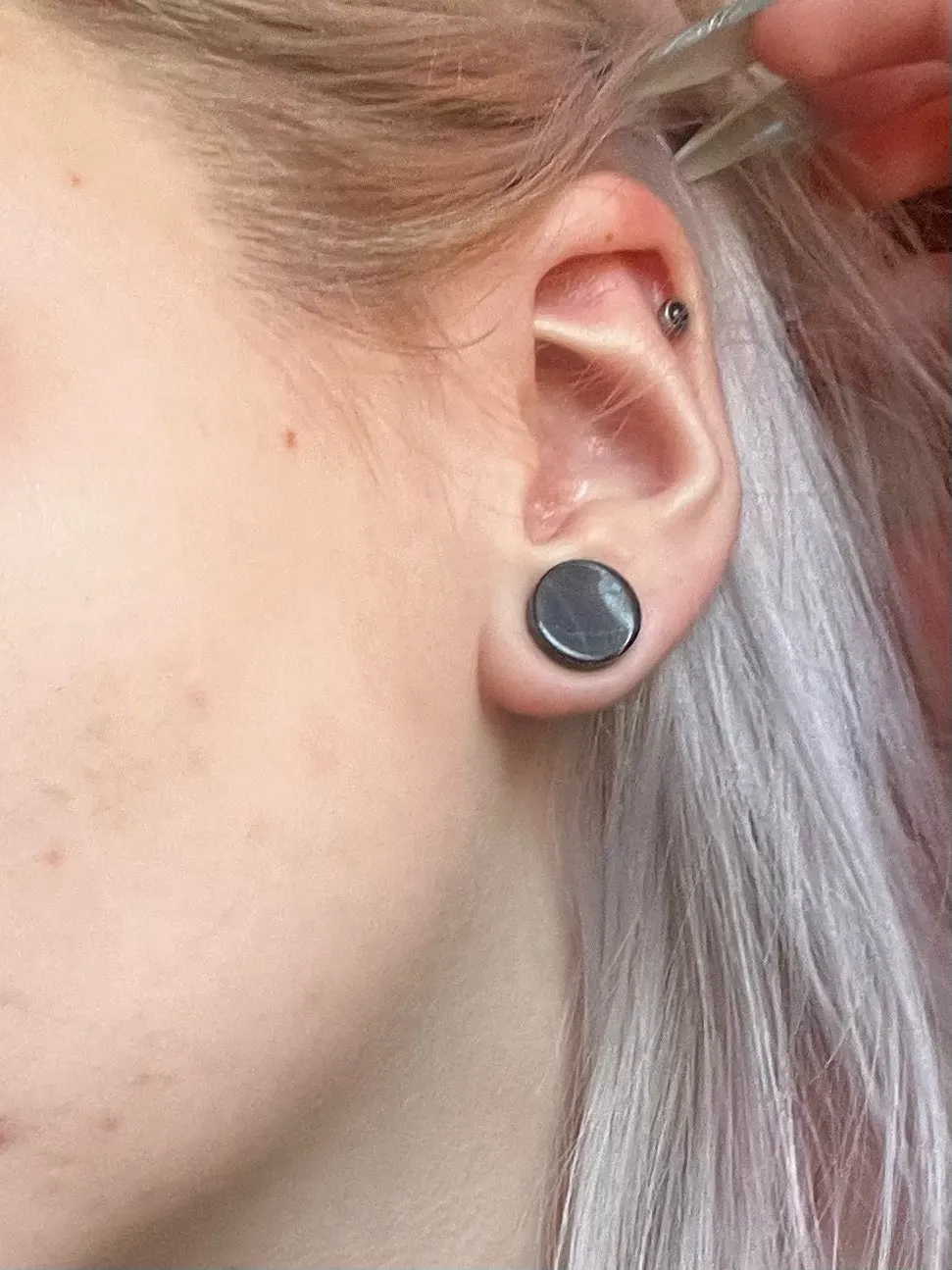 2pcs Punk Mens Strong Magnet Magnetic Ear Stud Set Non Piercing Earrings Fake Earrings Gift for Boyfriend Lover Jewelry photo review