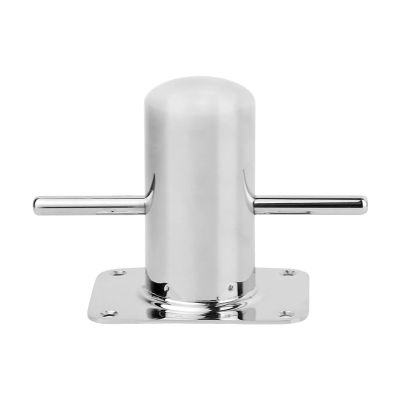 D60mm Single Mooring Bitt 316 Stainless Steel Single Mooring Bitt Bollard Stamping Technology Marine Hardware Accessories