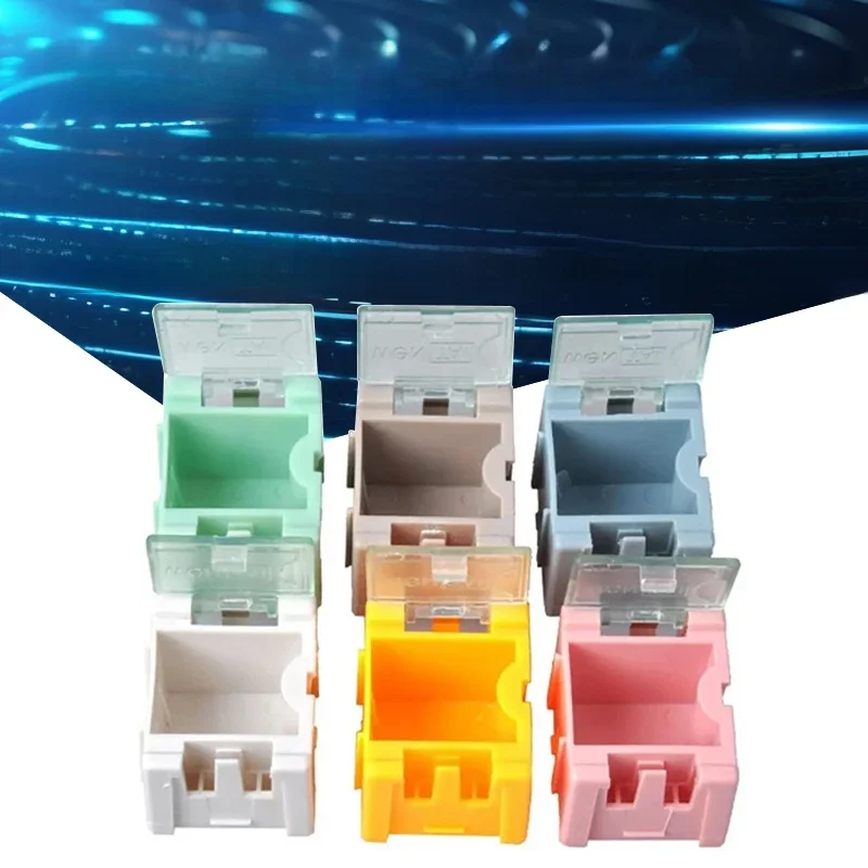 Mini Boîte de Rangement pour Coordinateur Électronique, Conteneur SMT IC, Kit de Bricolage Pratique pour Petit Coordinateur, 5 Pièces