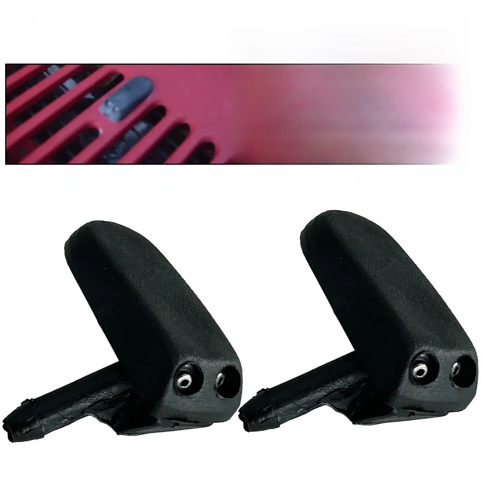 Buse de pulvérisation d'eau pour lave-glace avant, 2 pièces, pour VW T4 Transporter Polo Jetta Golf Passat Golf MK2 MK3 OE # 191955985 A