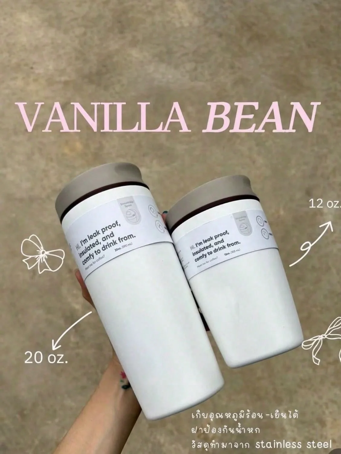 20oz/12oz Stainless Steel Vacuum Insulated Coffee Mug, High-Quality Large Capacity Water Bottle, Portable Car Cup, Minimalist Macaron Color, Double Wall, Office Drinkware, Best Gift For Friends, Family, Couples