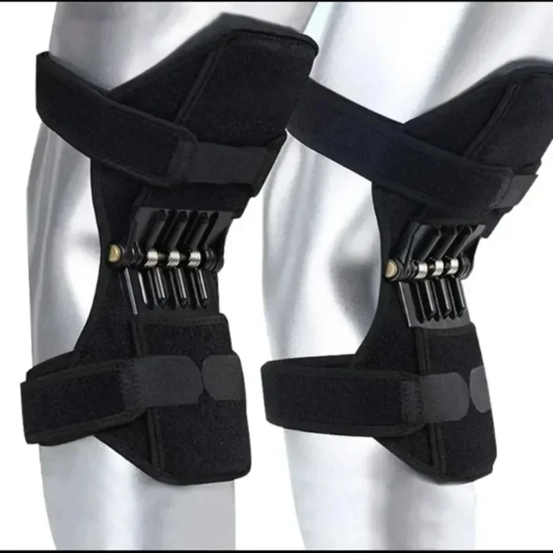 2/1PC Ochrona kolan Booster Power Support Nakolanniki Potężne odbijanie Siła sprężyny Sport Redukuje bolesność Zimna ochrona nóg — zdjęcie 2