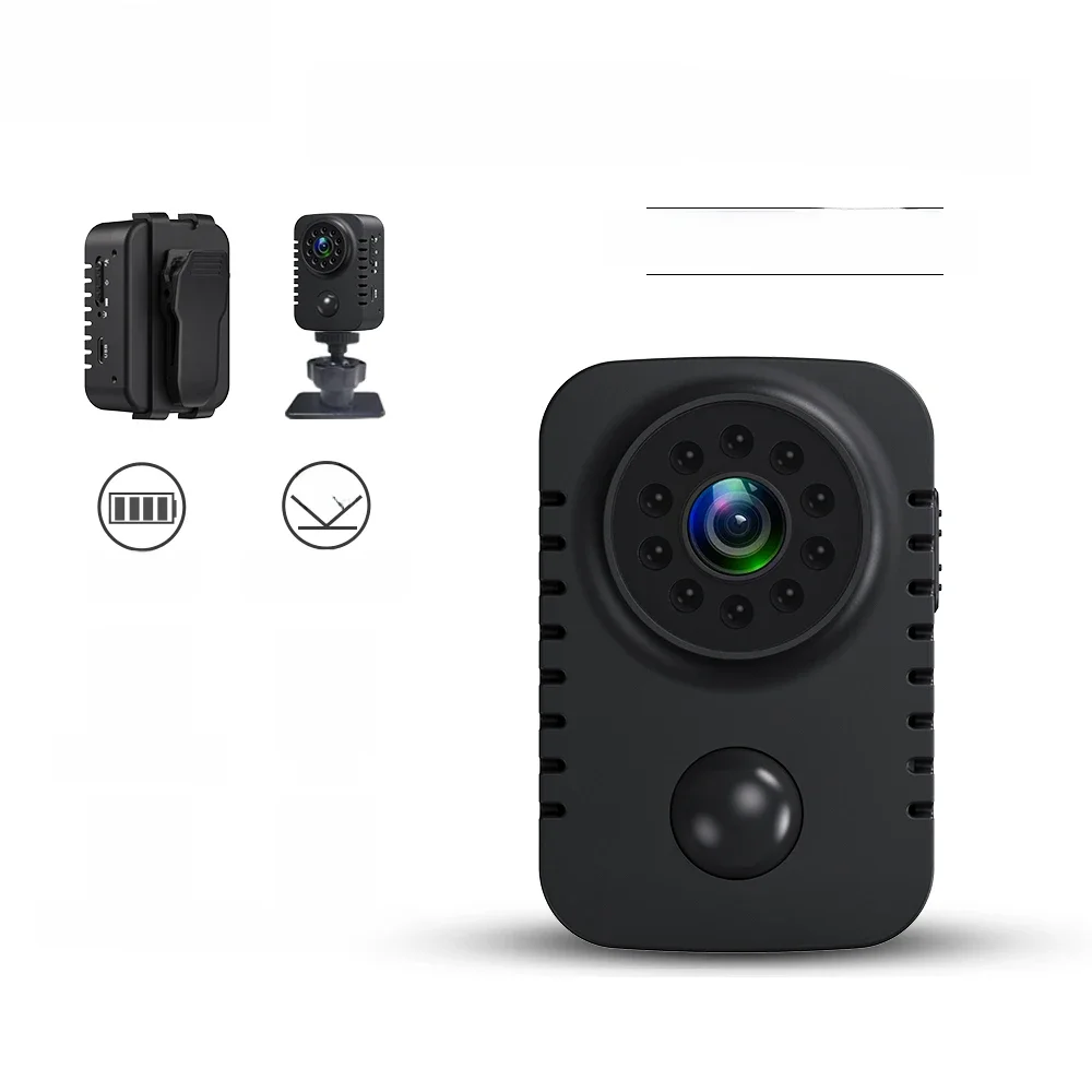 Mini kamera na ciało 1080P Full HD Smart Security Pocket Night Vision Motion Dection Camcorder For Cars Standby PIR Video Recorder — 2