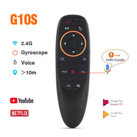 G10S Remote Control Air Mouse Voice Remote Control 2.4G Wireless Gyroscope IR Learning for H96 MAX X88 PRO X96 MAX Android TVBox