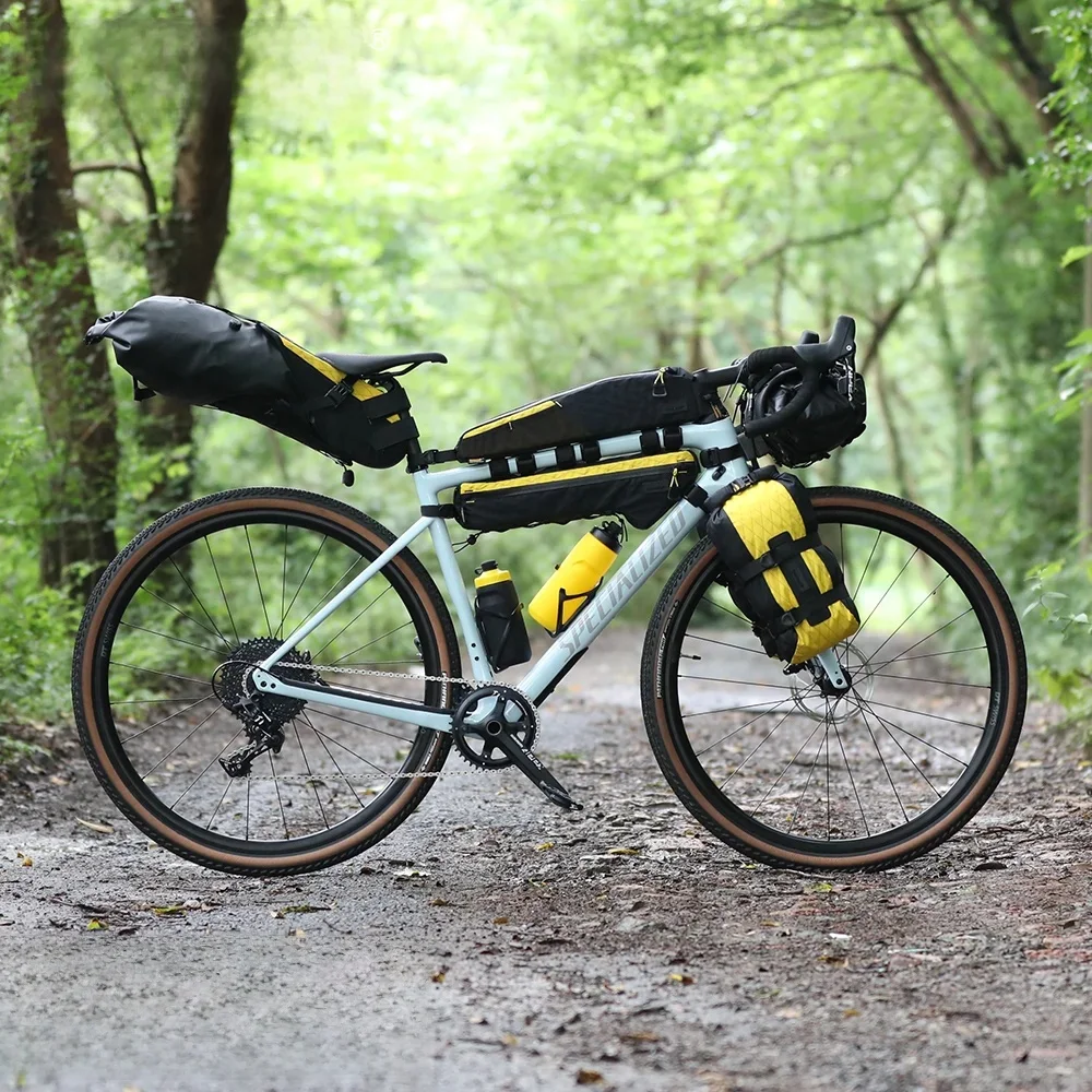 AliExpress Rhinowalk Bike Frame Bag Set Freely Combinable  Cycling Top/Bottom Tube Bag Road Bike Handlebar For Long Trip 1 Piece Sale