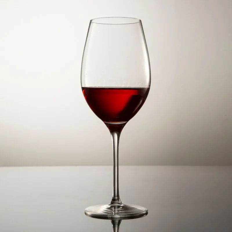 Wine Glasses Set (6 Wine Glasses 465ml) -Wine Decanter 1900ml-Glass Home Party Decoration