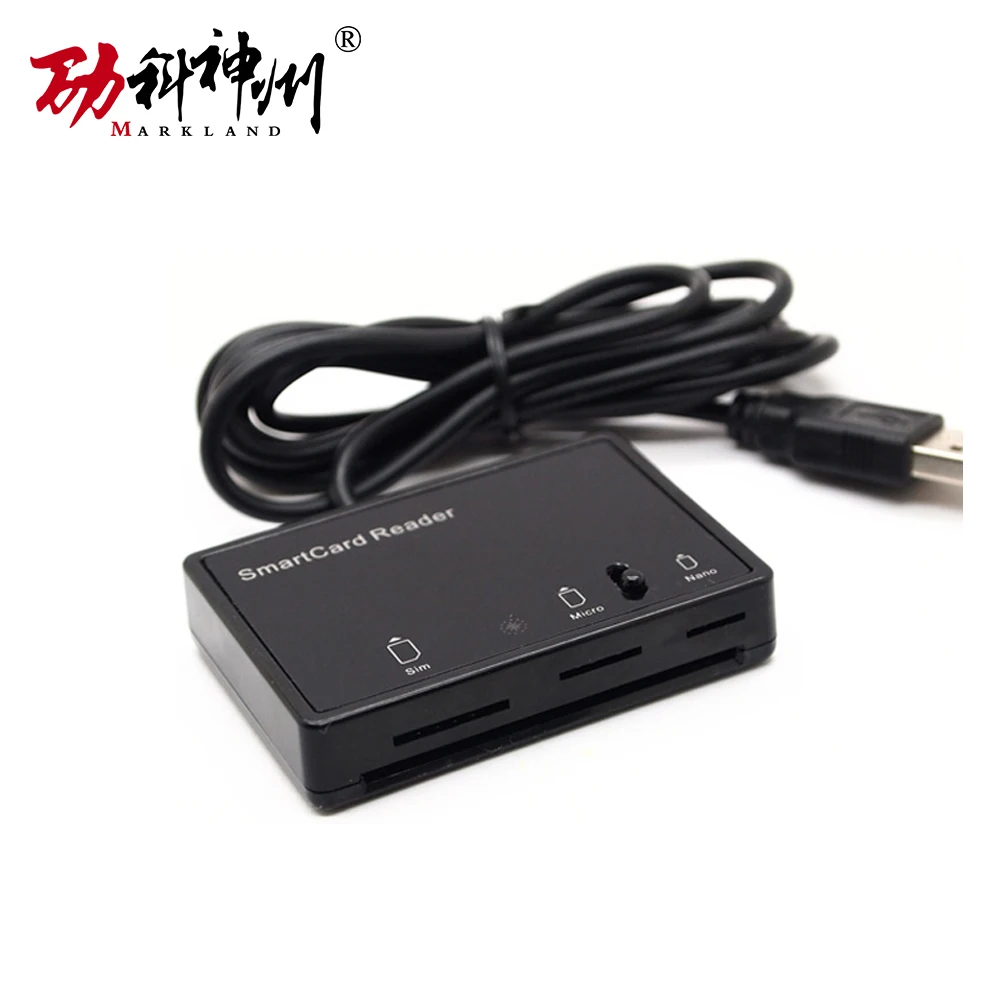 Il lettore/scrittore di schede SIM professionale MCR3516 supporta tutte le dimensioni delle schede SIM: Standard, Mini-SIM, Micro-SIM e Nano-SIM