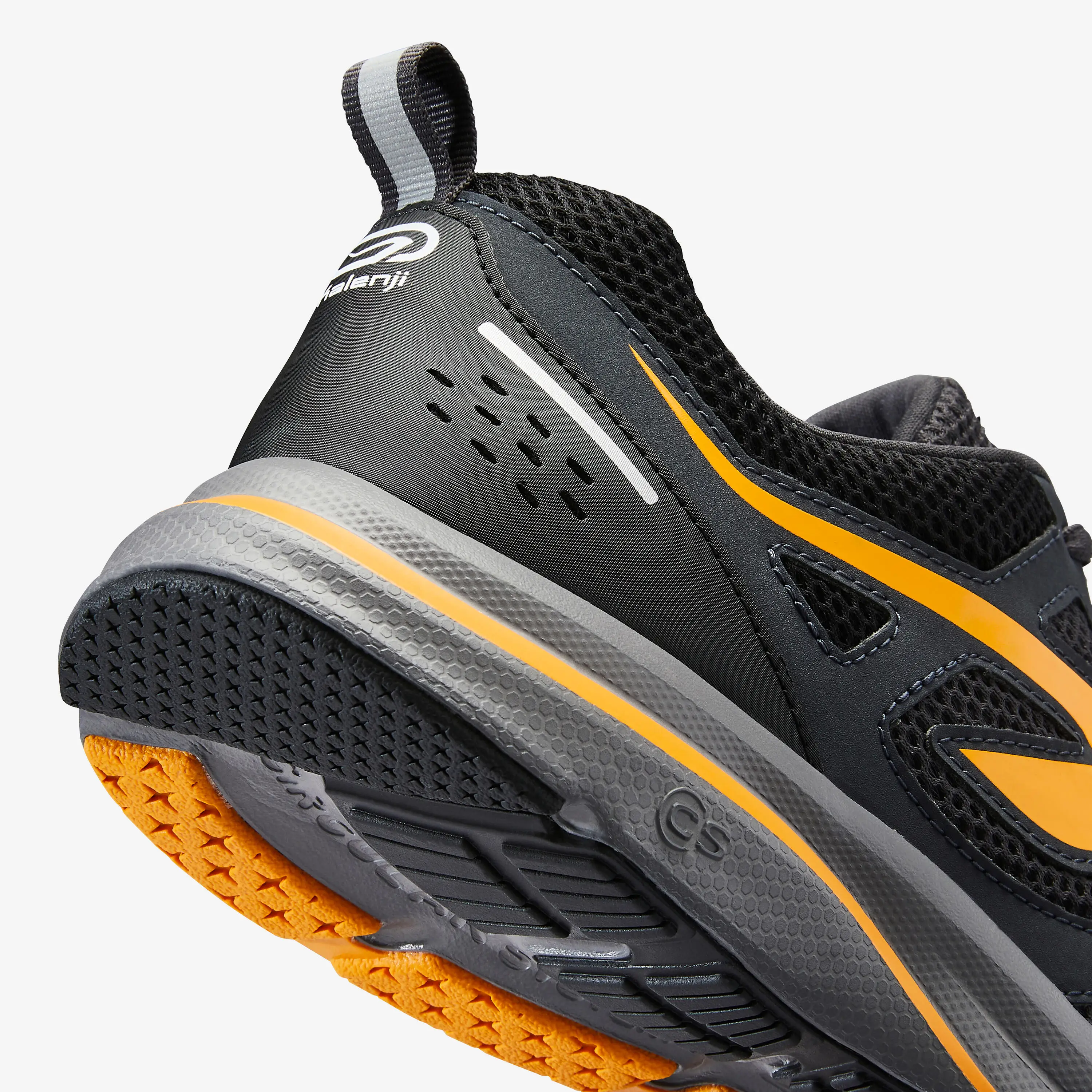 Chaussures de Course Homme-Noir/Orange-Running Good Performance
