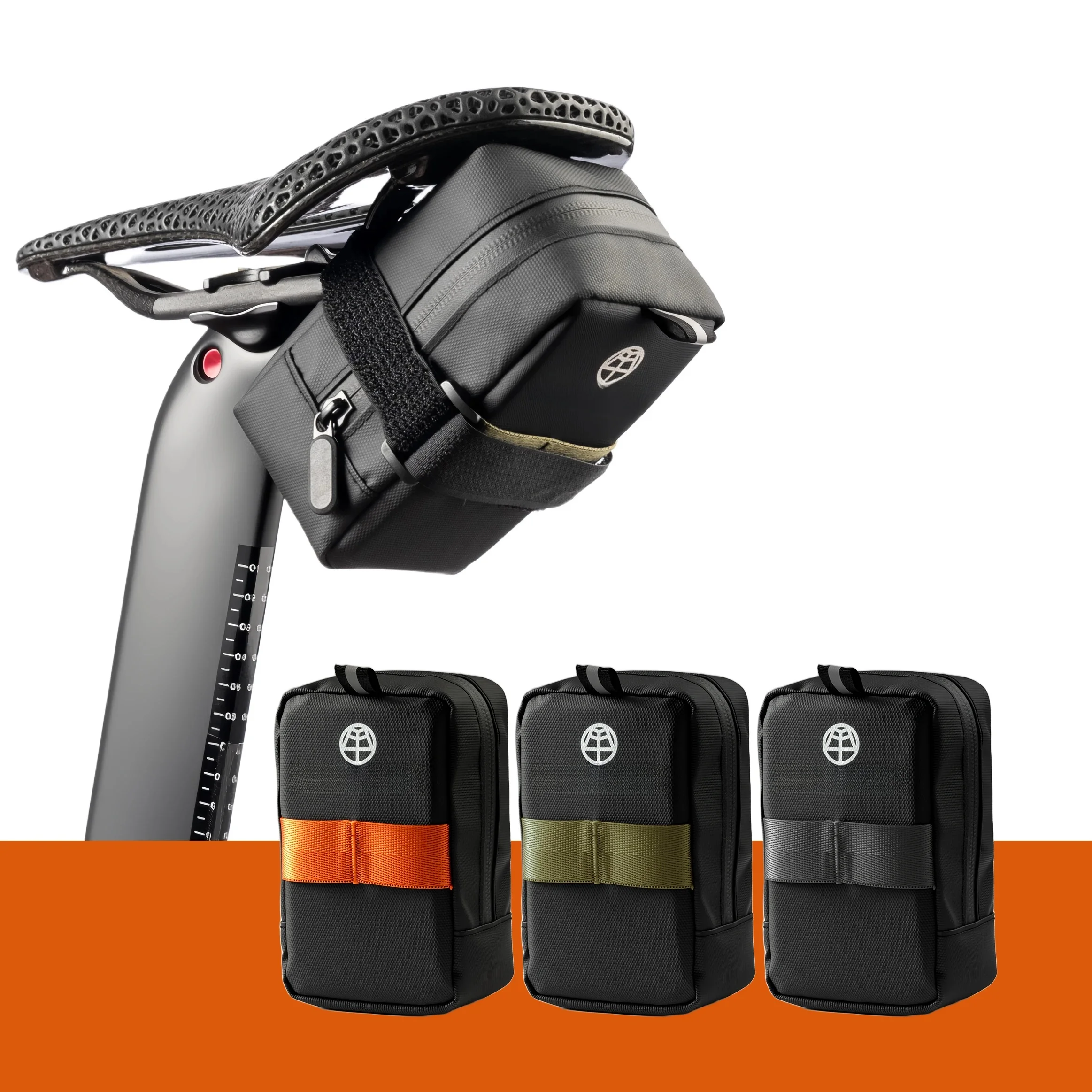 AliExpress OFFBONDAGE Mini Bicycle Saddle Bag Lightweight Small Bike Bag Portable Cycling Seat Bag Multi function MTB Bag Bike Accessories