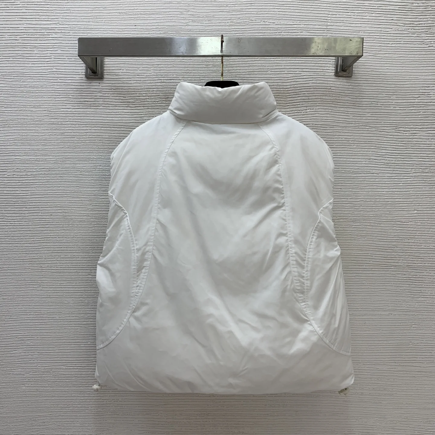 

2025 Autumn And Winter New Women Clothes White Duck Down Filling Light And Warm Fashionable Simple Stand-Up Collar Down Vest