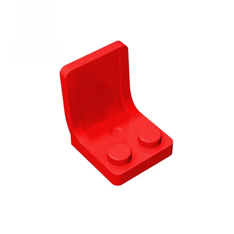 Gobricks-Cochon arc-en-ciel, pièces MOC 4079 siège/chaise 2x2, blocs de construction compatibles Assmble ParemployPuzzle, jouet cadeau, 10 pièces