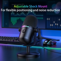 Onikuma M830 Desktop Conference Microphone Wired Standing Mic | Pc Karaoke Recording |   Gaming Voice Chat |   Hd Noise Reduction |   Plug