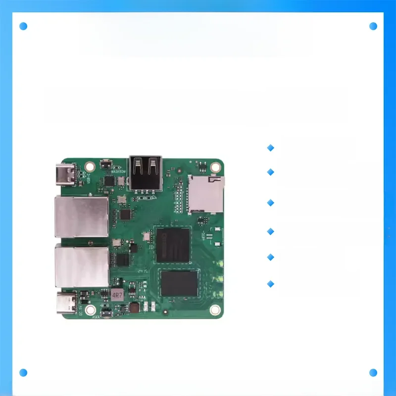 Radxa Gateway E20C Mini Gateway Podwójne porty Gigabit Ethernet Radxa E20C — 2