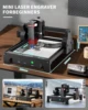 ACMER S1 6.5W graveur Laser Portable 0.04mm haute précision point compressé Mini Machine de gravure de découpe Laser pour le bois 3