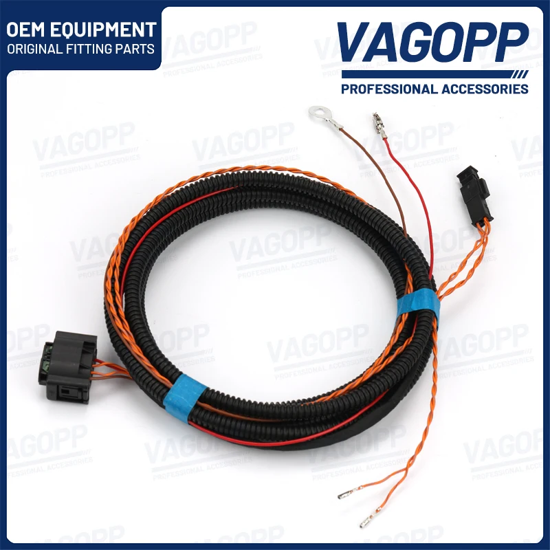 

VAGOPP For GOLF 7 MK7 R A3 ACC Adaptive Cruise Control System Active Cruise Wire Cable Harness Sockets Plug 4F0 972 708