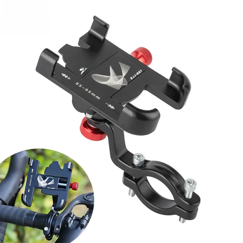 AliExpress X-TIGER Alloy Bicycle Phone Holder Bike Phone Mount  Anti-slip Bracket Bike Motorcycle Handlebar