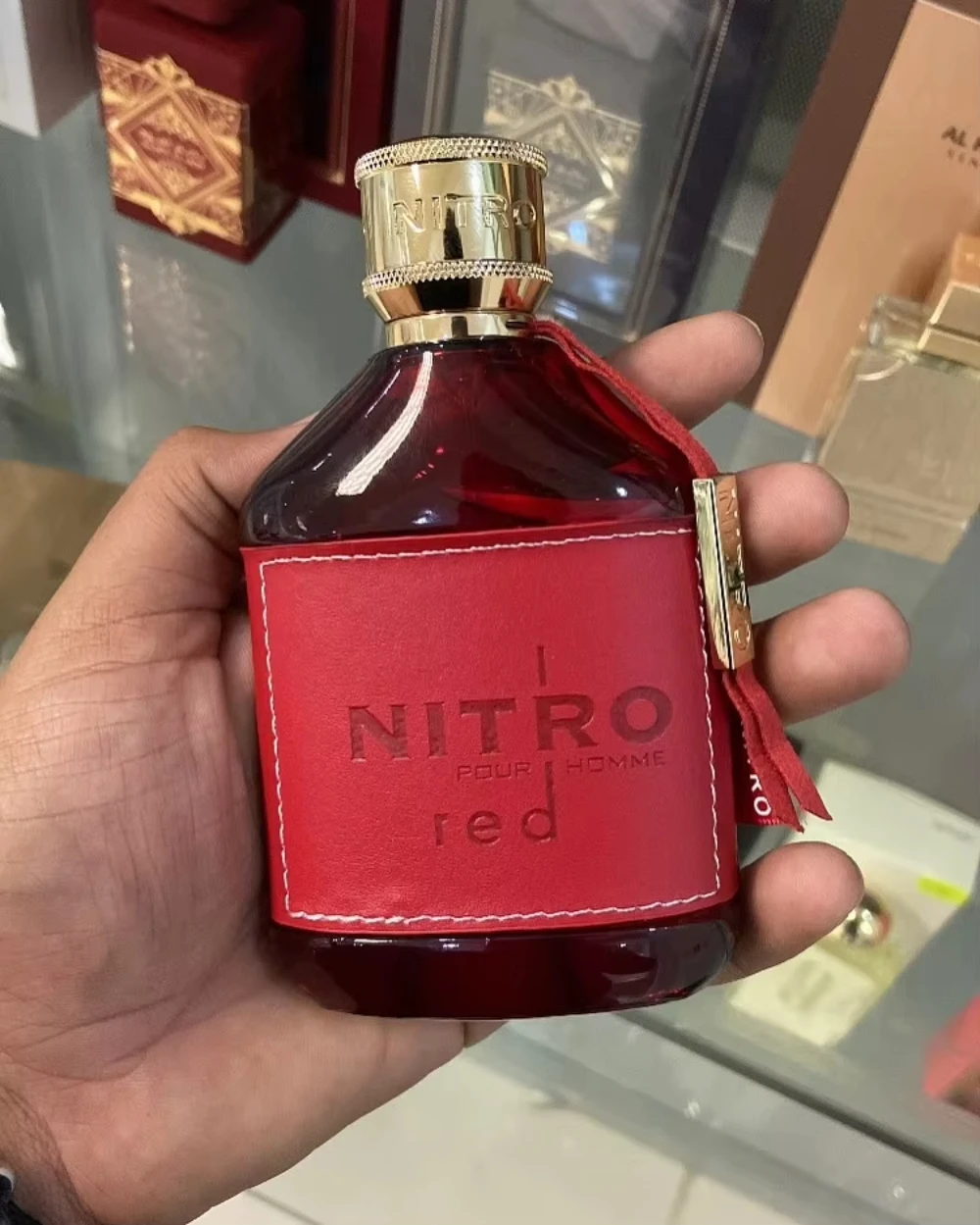 

Nitro Red Dumont Para Hombres 100ml/3.4oz | Long-Lasting Bergamot & Lavender Scent, Ideal Gift