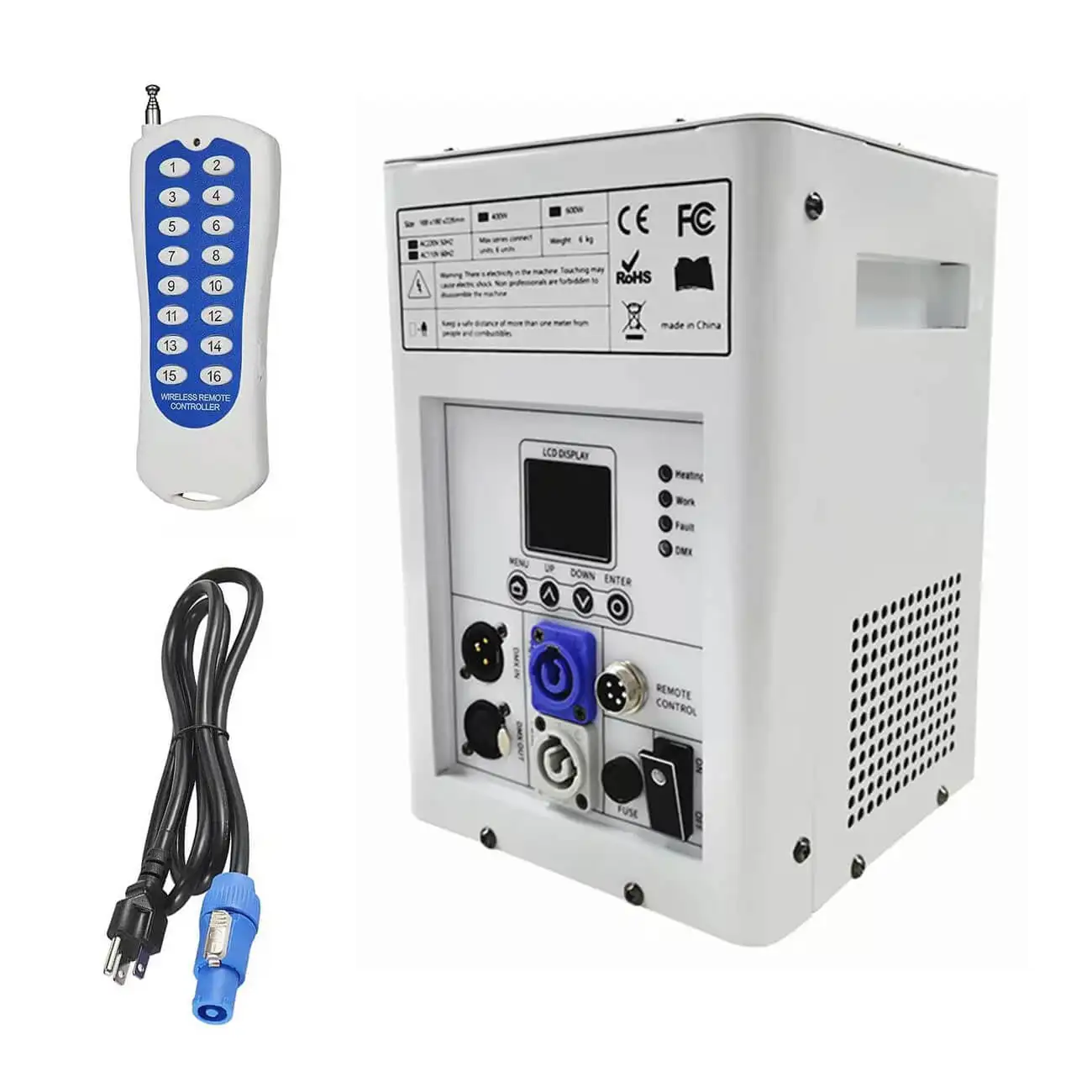 360SPB 600W Mini Cold Spark Machine with LCD DMX and Remote Controller 2pcs Firework Machine Wedding, Nightclub, DJ, Stage