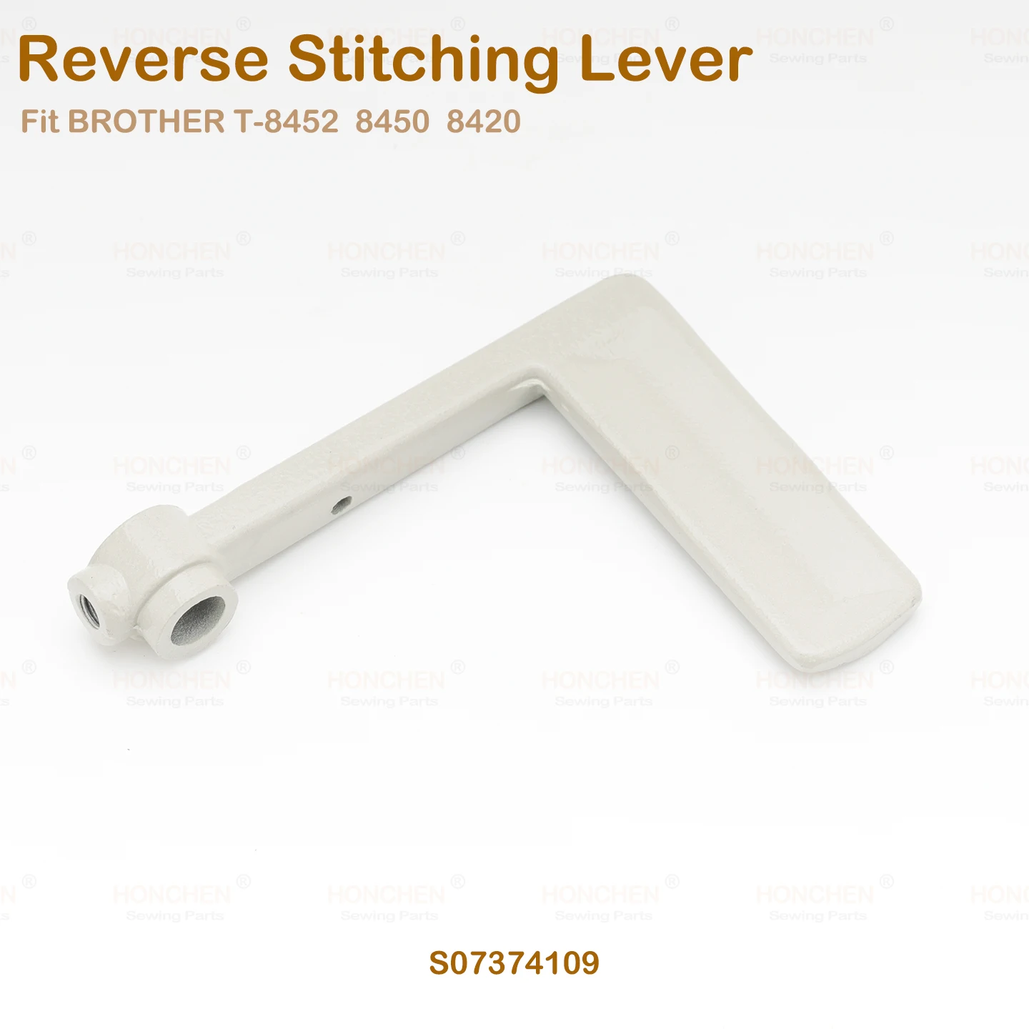 Двойная игла LockStitcher, детали механизма подачи швейной машины S07374109, рычаг обратной сшивки, подходит для BROTHER 8452 8450 8420