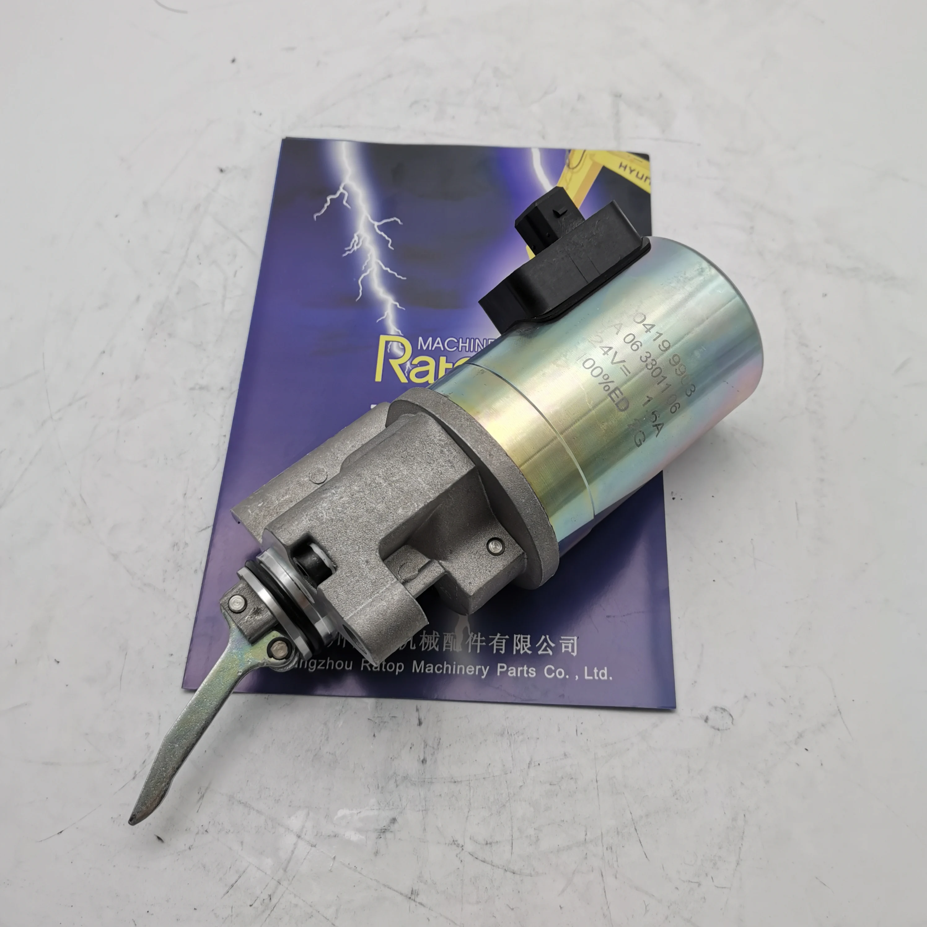 

24V Excavator Solenoid Valve Stop Solenoid 04199903