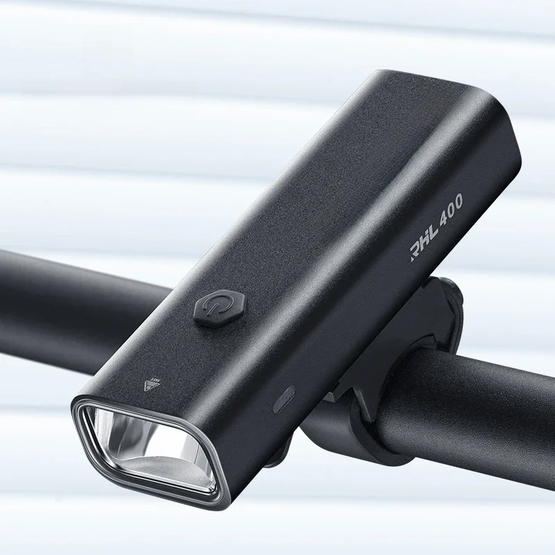 ROCKBROS lampka rowerowa typu C ładująca lampa przednia reflektor ultralekka latarka rowerowa 200/400/600/800/1000/1500/3000 lm — zdjęcie 2