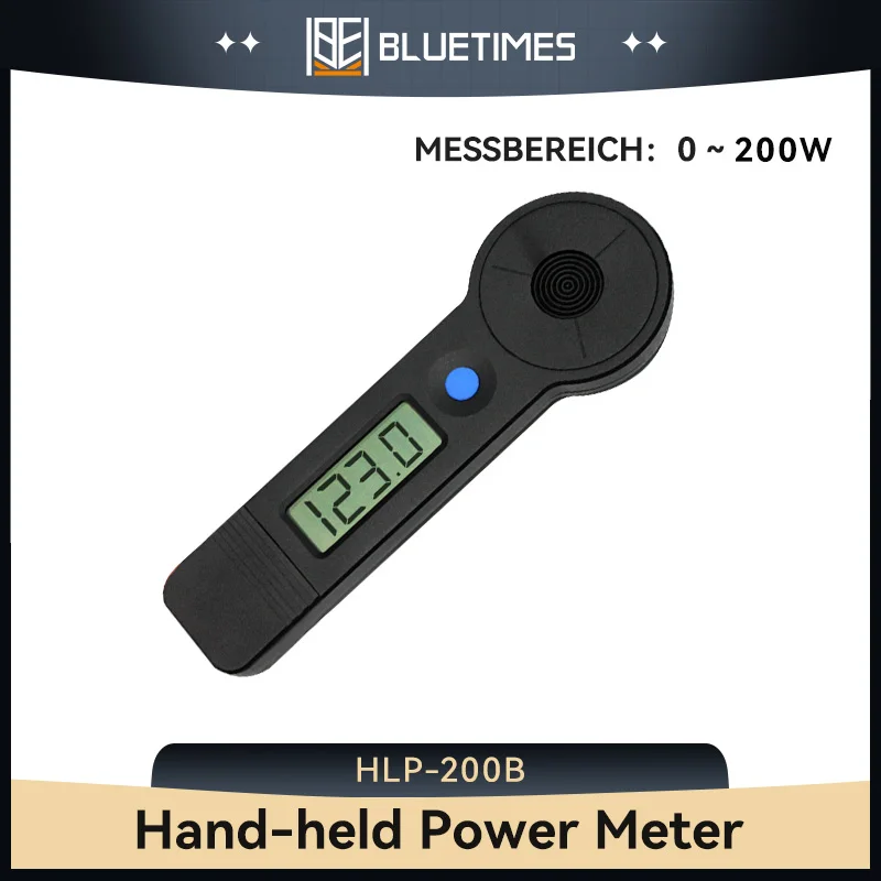 Bluetimes CO2 Laser Tube Dynamometer HLP-200B 0-200W Handheld Power Meter  For Reci Yonlgli Laser Tube Engraving Cutting Machine