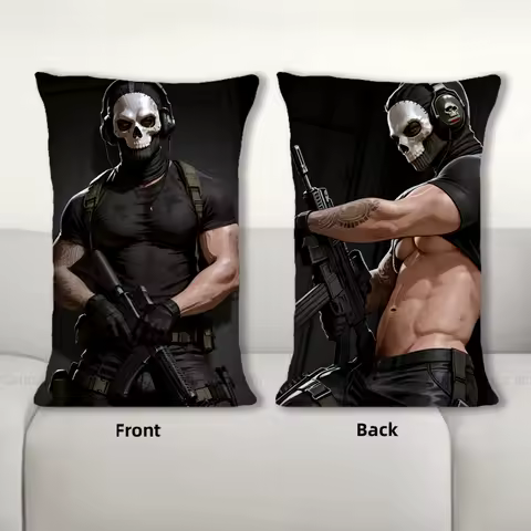Dakimakura Anime Ghost Body Pillow Cover Sofa Cushion Double-side Print Throw Pillow Case 40X60cm