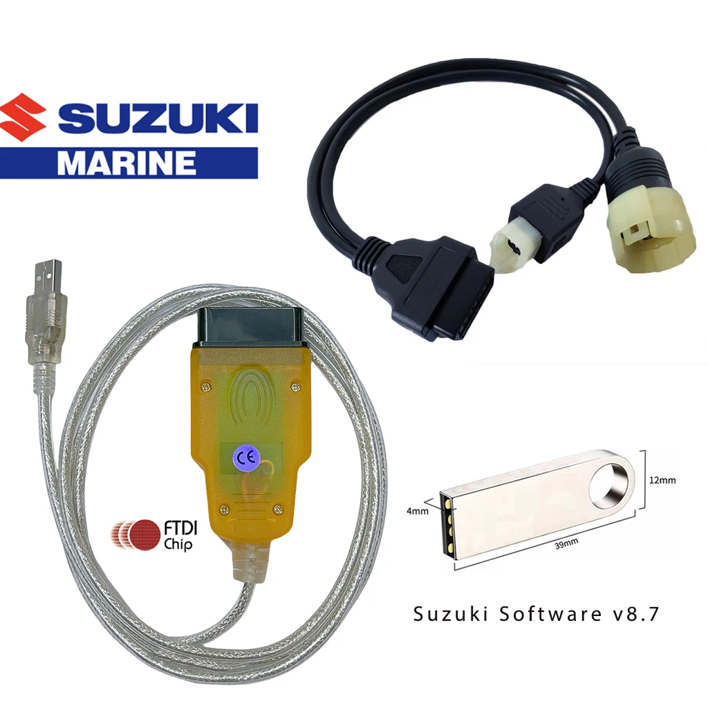 

SUZUKI MARINE Комплект диагностического кабеля для подвесной лодки SDS 8,7