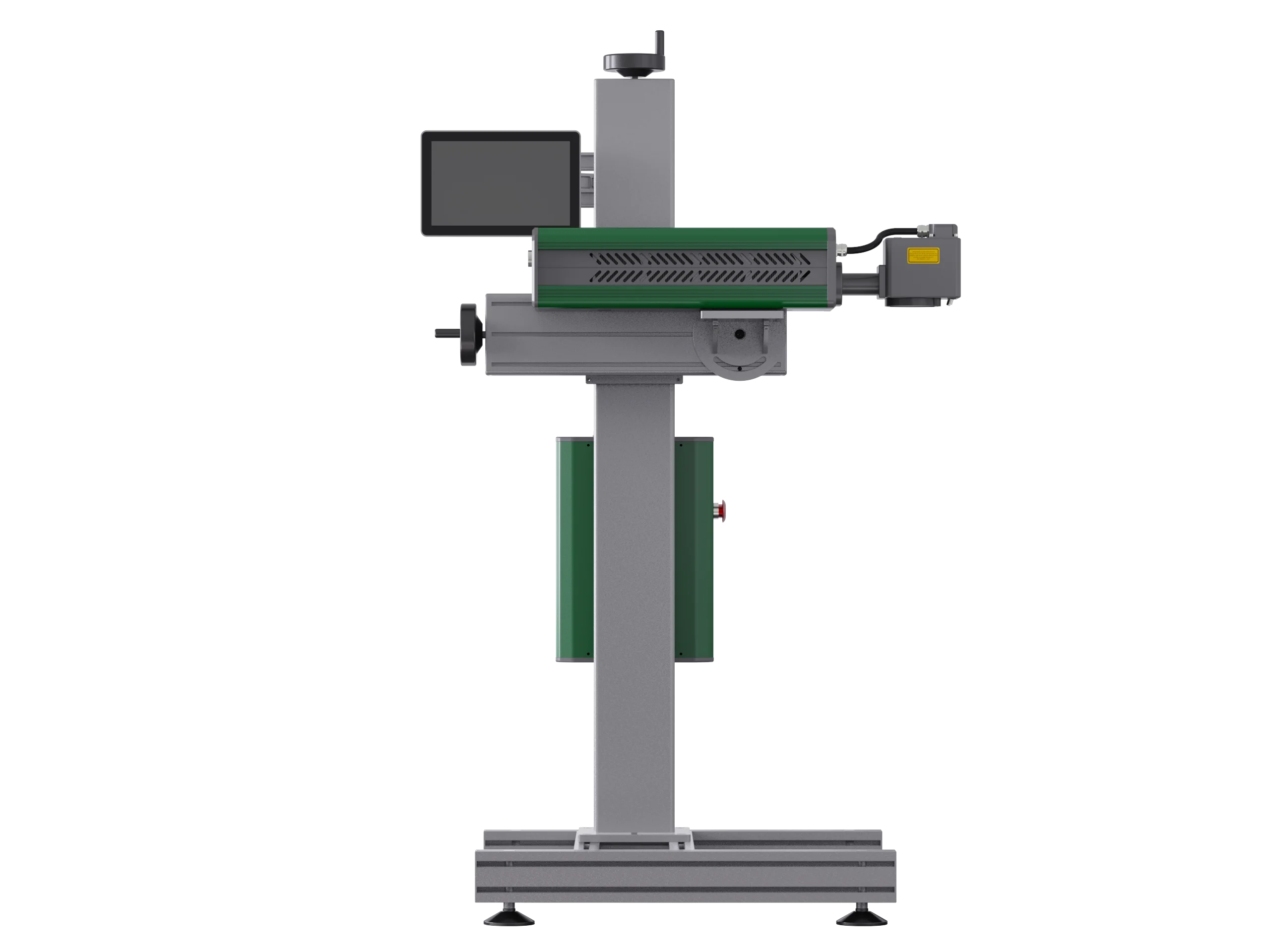 PEKOKO CO2 Flying Laser Marking Machine Laser engraving wood, acrylic, plastic, marble, fabric,Carton,Glass,Leather,Ceramic