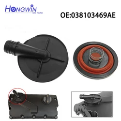 Membrana de ventilación del cárter de la cubierta de la válvula para VW Passat Golf Skoda Audi A4 A6 Seat 038103469 038103469AJ 038103469R 038103469M