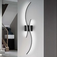 Wall Light Indoor,27W Modern LED Wall Lamp Sconce,Sleek Design Wall Lighting Fixtures for Bedroom, Hallway, 6500K Cool White