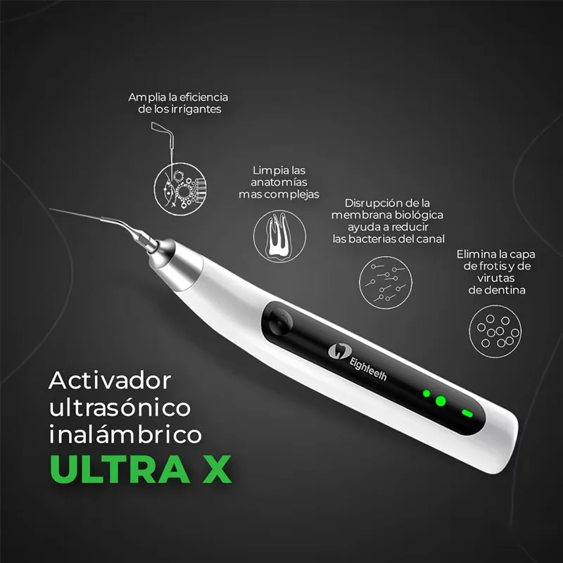 Activador ultrasónico endo dental ultra x LED, odontología ultrasónica, ultrasónico inalámbrico para equipos de conducto radicular