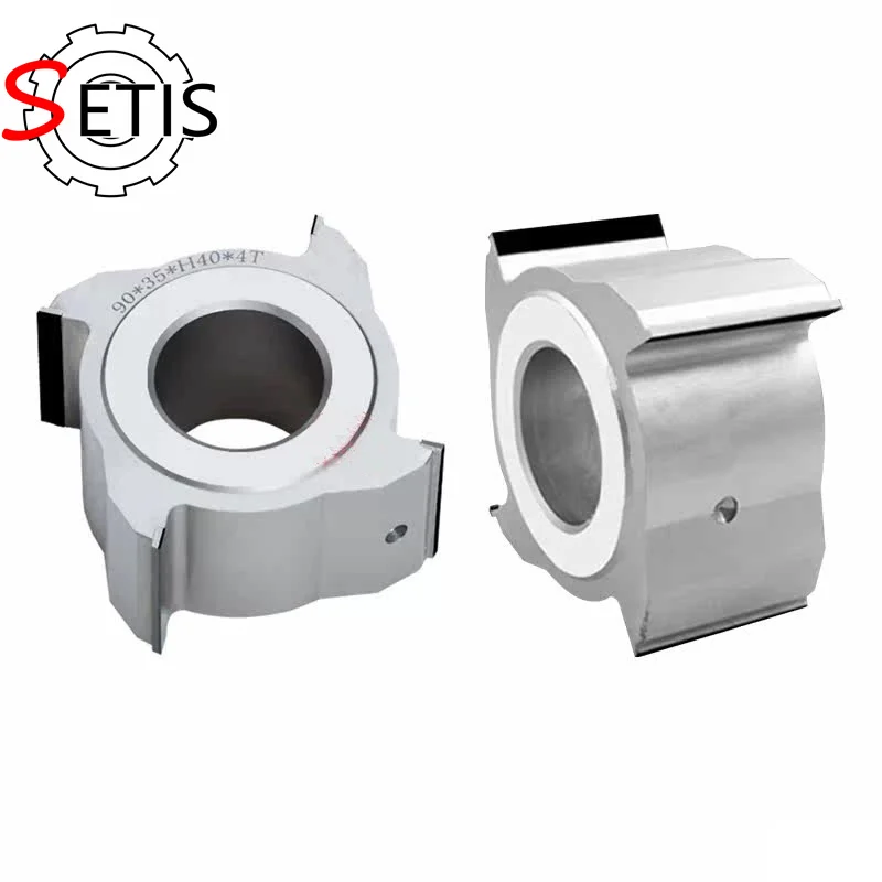 SETIS PCD Flat-End Profiling Cutter for Four-Sided Moulders and Spindle Moulders