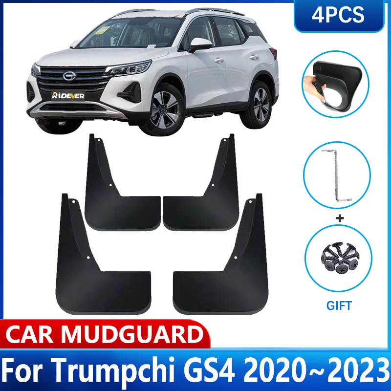 Car Wheel Fender MudFlaps For GACTrumpchi GS4 II A39 2020 2021~2023 Mud Flaps Guards Splash Front Protect Mudguards Accessories