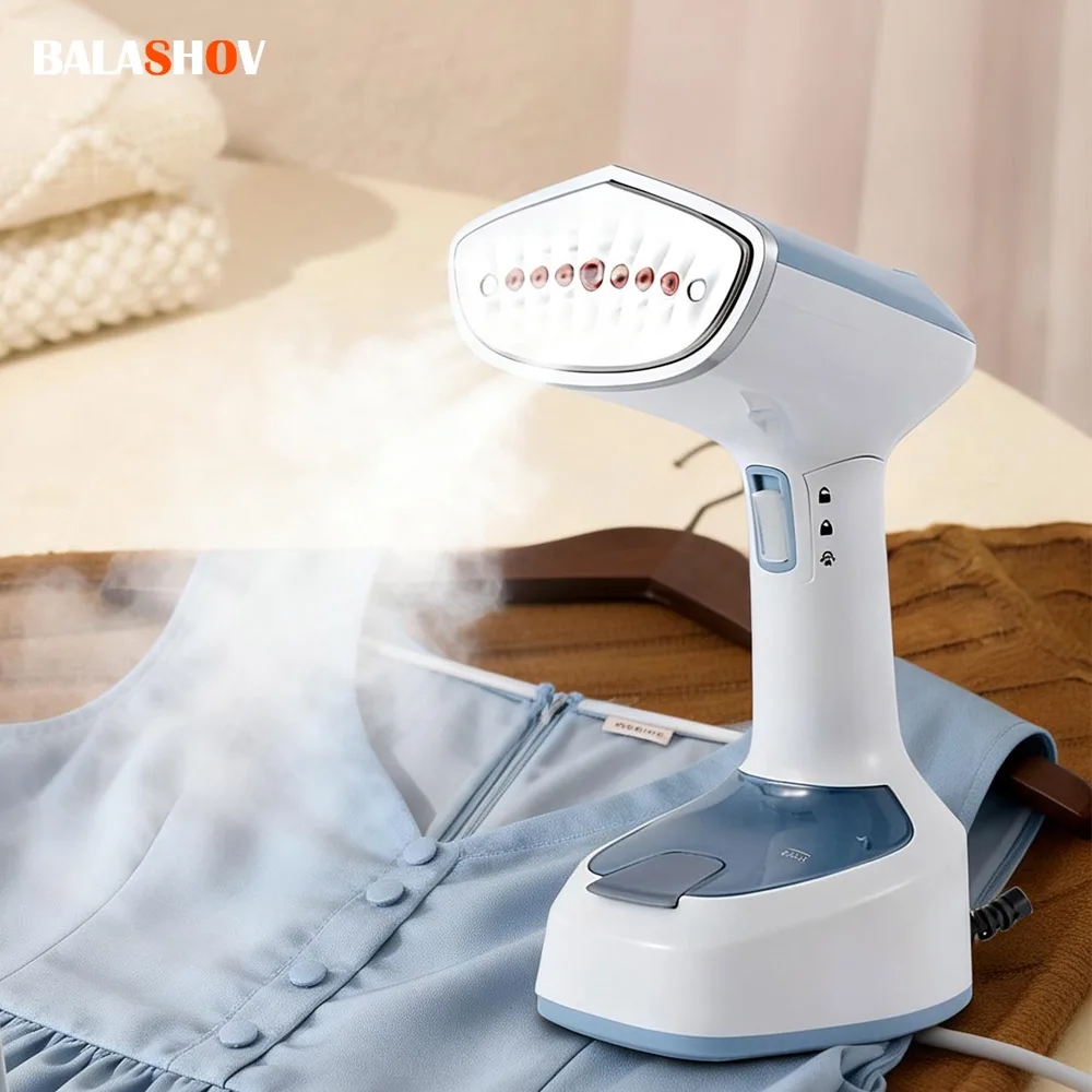 Plancha colgante de vapor portátil, Control de pantalla táctil, 15 segundos, precalentamiento rápido, 1500W, vaporizador de ropa de tela pequeño portátil para el hogar, 150ml