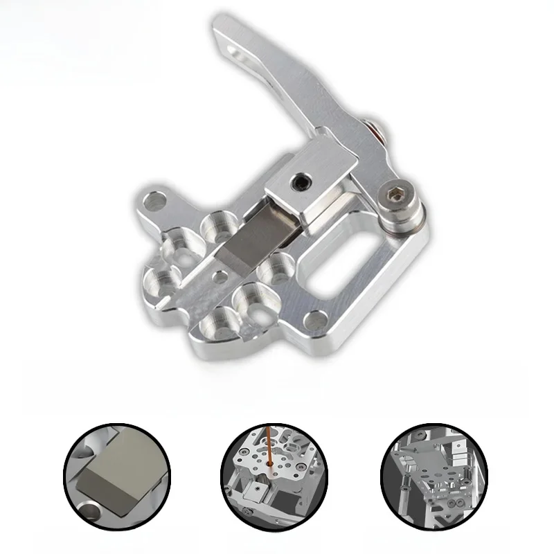 Łagodny aluminiowy obcinacz magneto CNC do wspornika głowicy drukującej – kompatybilny z Goliath, Crazy Dragon Hotends i VZ Extruder — zdjęcie produktu 7