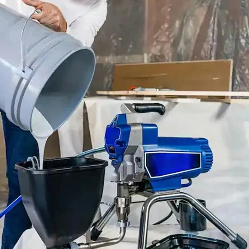 1.5 Gallons Geschikt Voor Kleine Elektrische Luchtloze Spuitmachine Hopper, Huishoudelijke Airless Spuitmachine Hopper - afbeelding 2