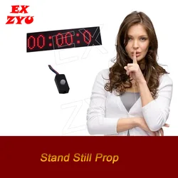 EXZYU Stand Still Prop static meditation Room Escape motionless stand still for a certain time to run human detect sensor prop