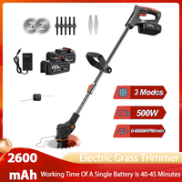 Handheld Electric Cordless Lawn mover 500W Powerful Grass Trimmer Scalable Garden Cutter Weeder Power Tool For Makita 18vbattery