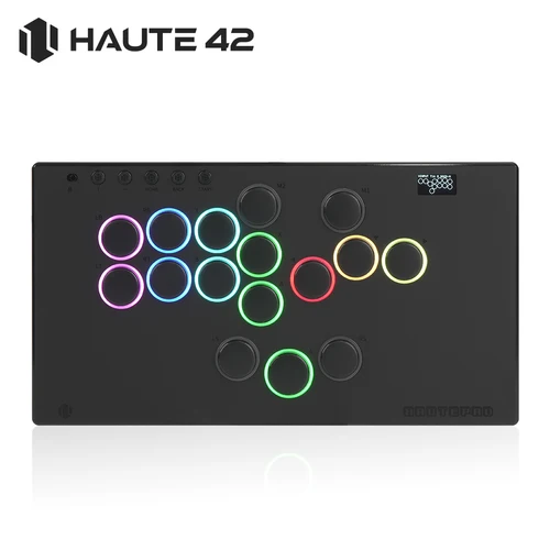 Controlador sin palanca Hitbox espejado Haute42 E16 para PC/PS4/PS5/interruptor/controlador de palo Arcade de vapor Joystick Hitbox Fightstick