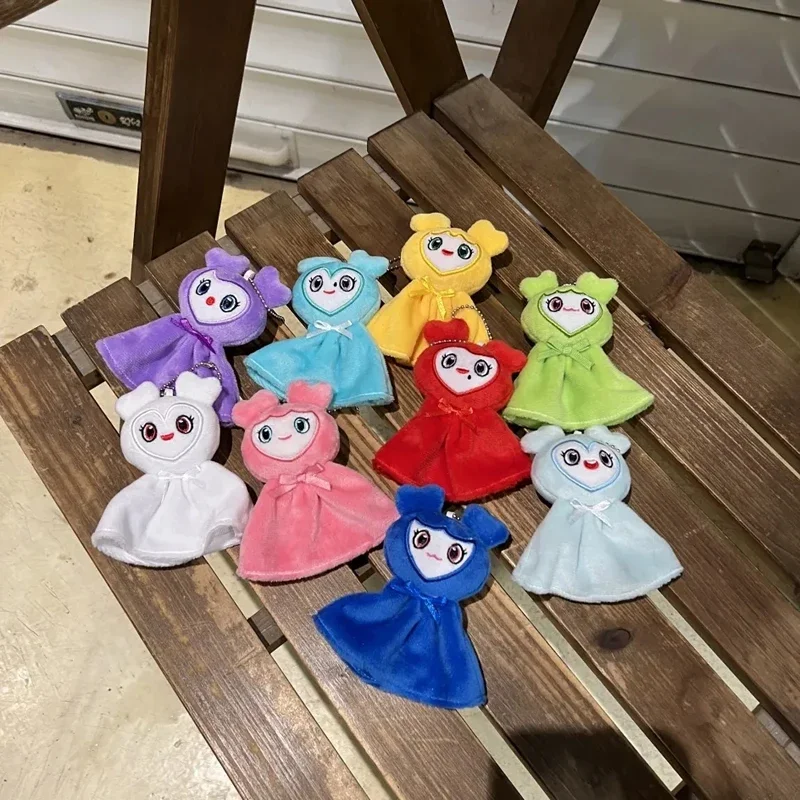 Nieuwe Lovelys Pluche Koreaanse Super Star Knuffel TWEEMAAL Momo Pop Sleutelhanger Hanger voor Meisjes Cartoon Dier - afbeelding 2