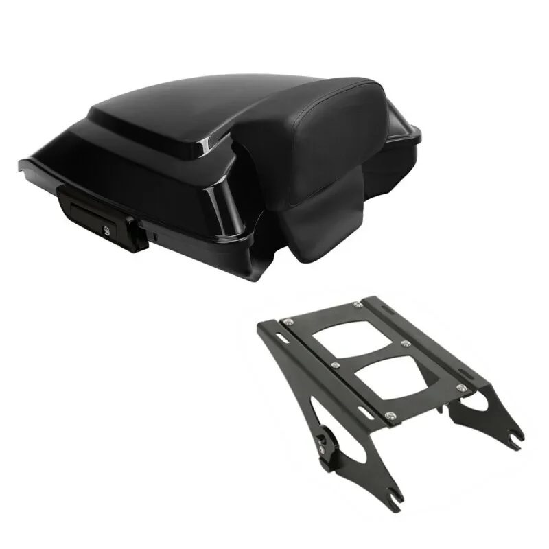 Motocyklowy bagażnik Razor z podkładką montażową pasujący do Harley Touring Ultra Limited Road Glide Street Glide 2014-2023 — zdjęcie 2