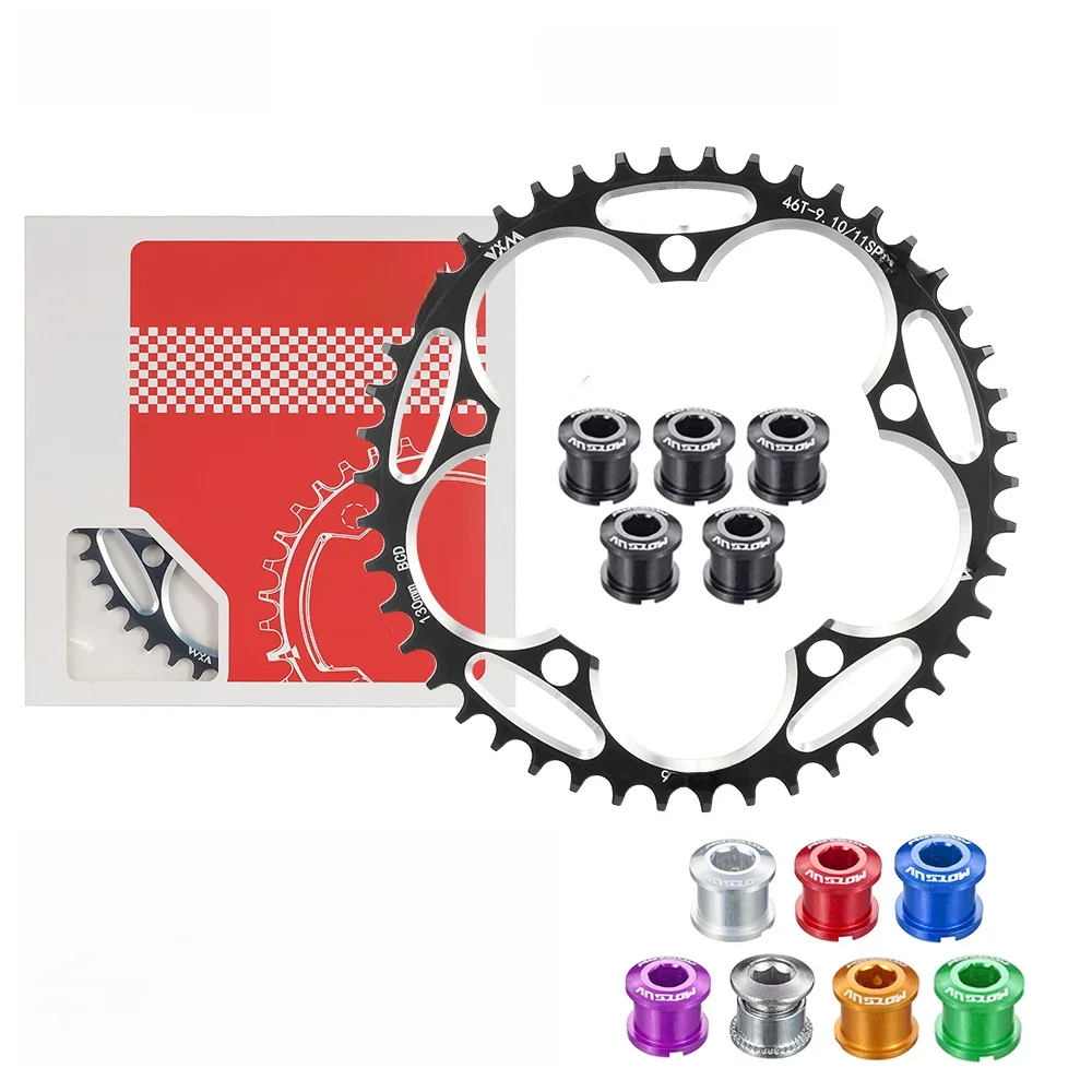 AliExpress VXM Road Bicycle Narrow Wide Sprocket 130BCD Round 38T 40T 42T 44T 46T 48T 50T 52T 54 56T 58T 60  for Shimano 5700 130 Chainrings