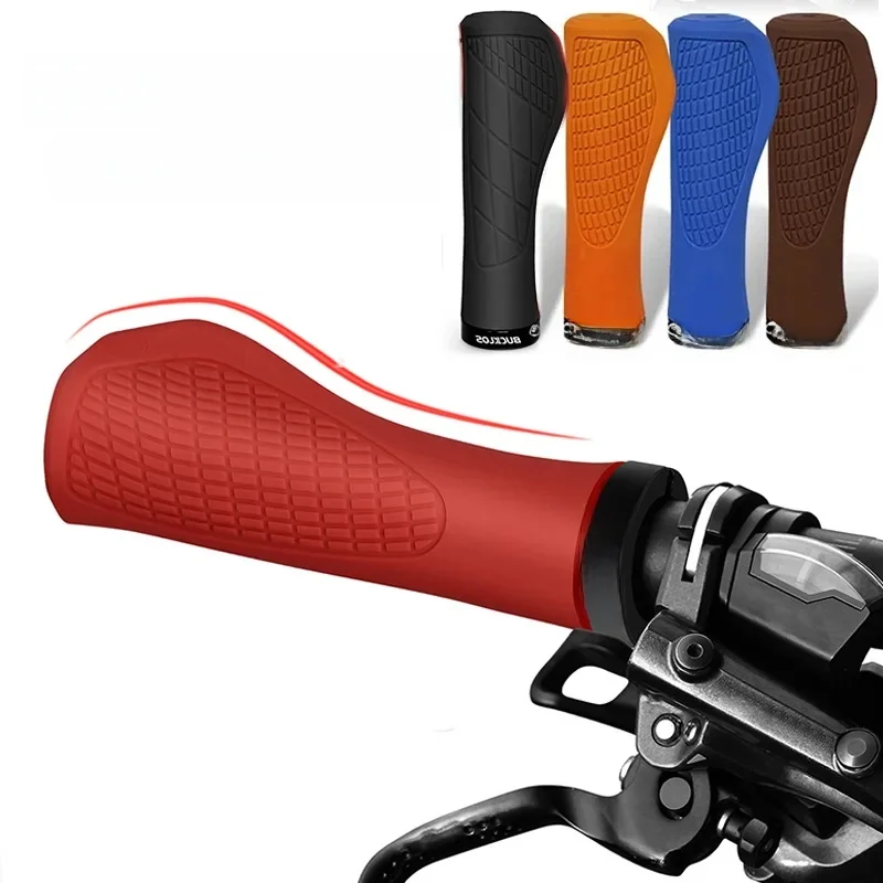 AliExpress BUCKLOS Bicycle Handlebar Grip Ruber Bike Handle Bar Grips Shock Absorbing Lockable MTB Cuffs Cycling Accessories