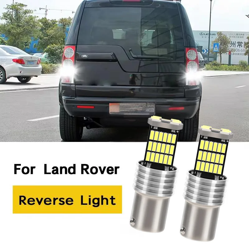 2pcs LED Reverse Light Blub P21W BA15S Canbus For Land Rover Defender Discovery 2 3 4 LR2 LR3 LR4 Freelander Range Rover Sport